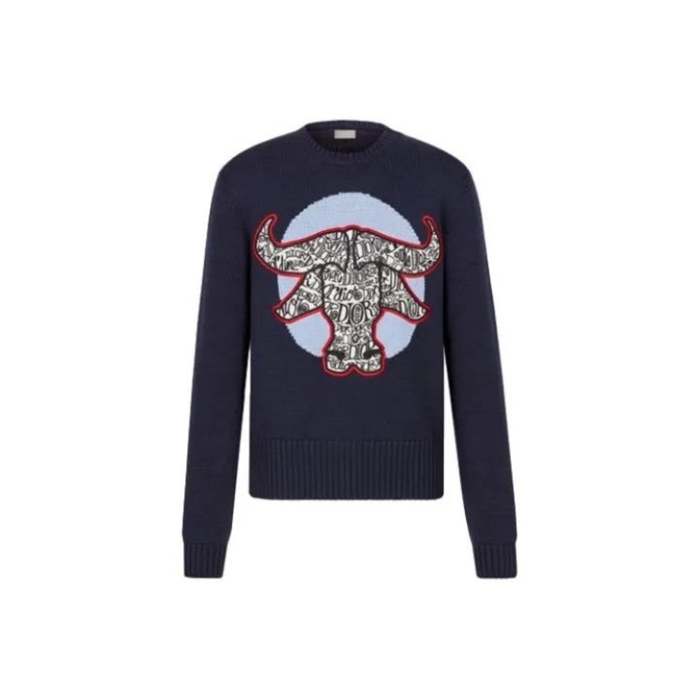 Dior x Shawn Stussy Year of the Ox Knit Sweater 2021